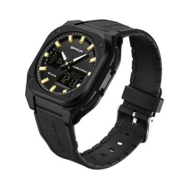 Imagem de Relógio De Quartzo Masculino De Luxo À Prova d'Água Cronógrafo Militar