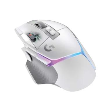 Imagem de Mouse Gamer Sem Fio, Logitech G502 X Plus Lightspeed, Com RGB Lightsync, Branco - 910-006170