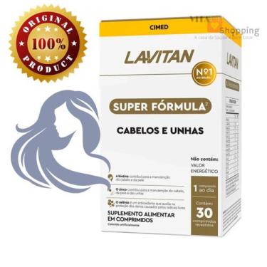 Imagem de Lavitan Cabelos e Unhas Super Fórmula - vitaminas e Minerais - CIMED, 