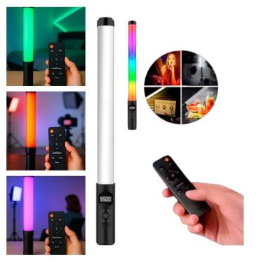 Imagem de Bastão Led Com Luz Forte Para Vídeo Com Qualidade