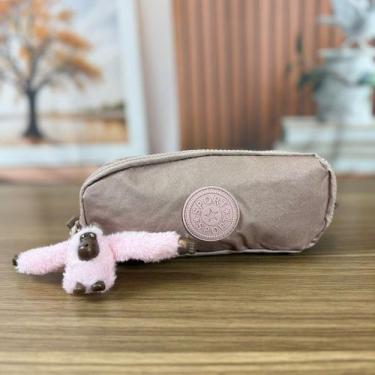 Imagem de Estojo Escolar Linha Metalizado Zíper Triplo Acompanha Chaveiro Varias