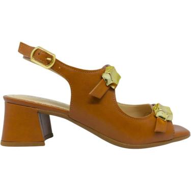 Imagem de Sandália Feminina Casual Social Dia a Dia Passeio Trabalho Festa Chique Salto Médio Conforto Ramarim 2524204