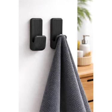 Imagem de Gancho De Parede Com Fita Dupla Face Sem Furos Kit 2 Unidade - generic