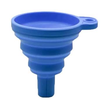 Imagem de Funil Universal De Silicone Dobrável Para Troca De Óleo De Motor E Líq