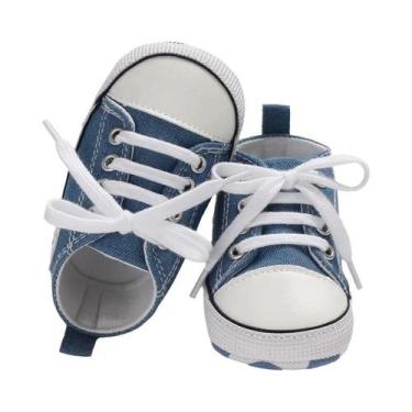 Imagem de Tênis Clássico Unissex Para Bebês Em Lona, Solas Macias Antiderrapante