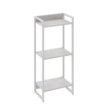 Imagem de Estante Dynamica 45x30x104cm C/03 Prateleiras Snow / Est.branca Snow / Est.branca