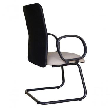 Imagem de Cadeira Para Sala De Reunião Com Tela Mesh Peruggia Cinza