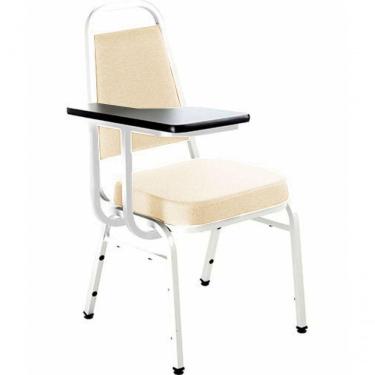 Imagem de Cadeira Universitária Empilhável Linha Hotel Plus Bege