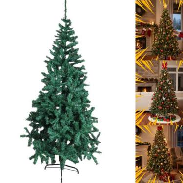 Imagem de Árvore De Natal Pinheiro Artificial Verde 720 Galhos Cheia Premium1,80