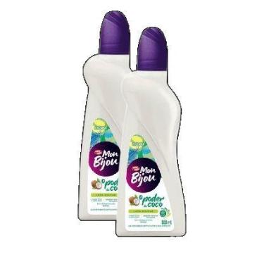 Imagem de kit 2 Lava Roupas Líquido Coco Mon Bijou 500ml