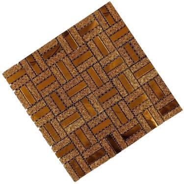 Imagem de Pastilha De Vidro Autocolante Parede Sala Lavabo Box Banheiro Sala Decorativa Facil Aplicacao Requintado Moderna