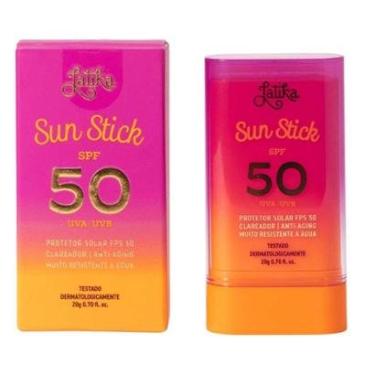 Imagem de Protetor Solar Latika FPS 50 UVA/UVB Clareador - Sun Stick-Unissex