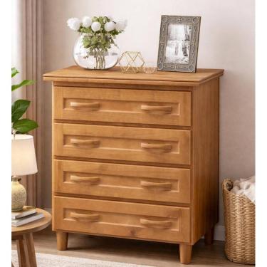 Imagem de Cômoda 4 Gavetas Madeira Maciça Freijó Móveis Cavazotto