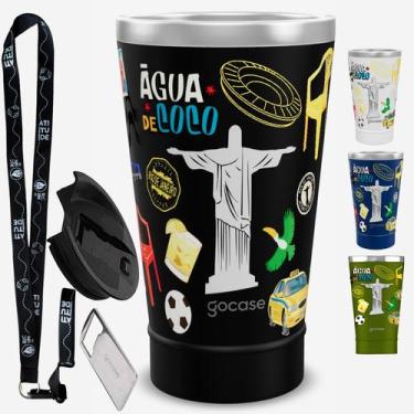 Imagem de KIT Copo Térmico GOCASE Vibe 470ml COPACABANA com tampa e abridor, e t
