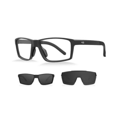 Imagem de Óculos Clip-On Hb Presto 2.0 Matte Black Graphene Preto