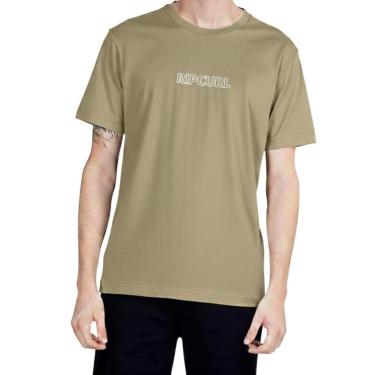Imagem de Camiseta Rip Curl Outline Mocha Masculina:-Masculino