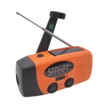 Imagem de Gerador De Energia Manual Com Rádio, Lanterna Solar, Kit De Sobrevivên