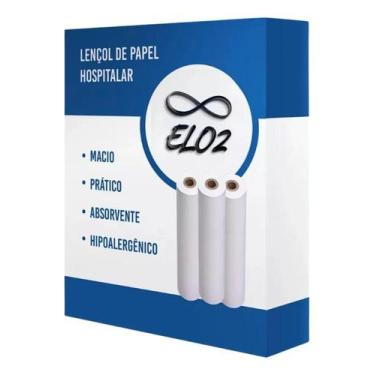 Imagem de Lençol Papel Hospitalar Descartável Maca 70 10 Rolos - Congratulations