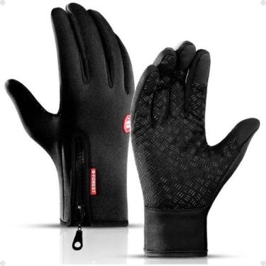 Imagem de Luva Moto Bike ASP Térmica Impermeável Touch Preto Tamanho Ú