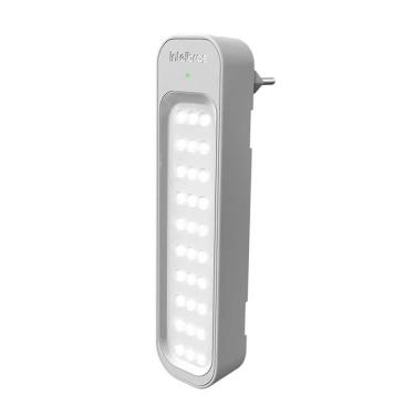 Imagem de Luminária de Emergência Lea 150 com 30 LEDS e Autonomia Até 6 Horas Branco Intelbras