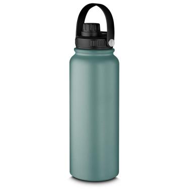 Imagem de Garrafa Térmica Parede Dupla com Alça 1,1L em Aço Inox com Vedação Silicone para Bebida...