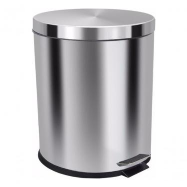 Imagem de Lixeira com Pedal 30L Aço Inox Sistema de Abertura com Cesto Interno Removível Inox
