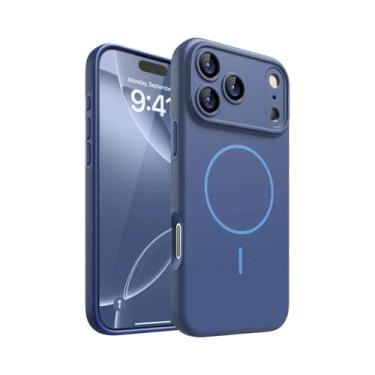 Imagem de Capa Magnética De Silicone Macia Para iPhone 17 pro Max 16 15 14 13 12