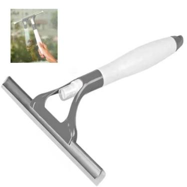 Imagem de Rodo limpa vidros com spray mop limpador borrifador janelas box sacada