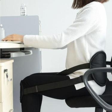 Imagem de Corretor Postural Ergonômico Ajustável Suporte para Coluna e Cadeira d