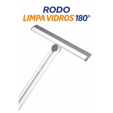 Imagem de Rodo De Limpeza Em Silicone Com Rotação De 180º Uso Geral Limpa Vidros