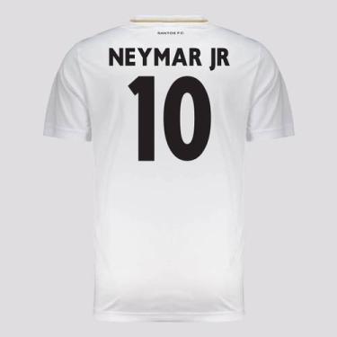 Imagem de Camisa Santos Deslocar 10 Neymar Jr Branca - Braziline, G