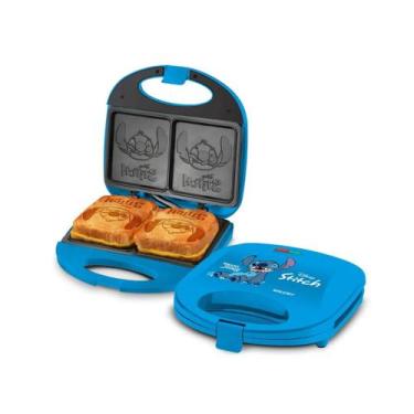 Imagem de Sanduicheira elétrica mallory stitch 750w azul - 220v, 220V