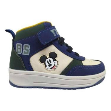 Imagem de Tênis Infantil Botinha Disney - Branco off - 24, Branco off, 24