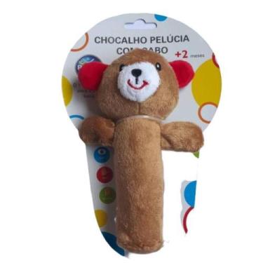 Imagem de Urso Chocalho Pelucia Com Cabo - Pais e Filhos 9536-1