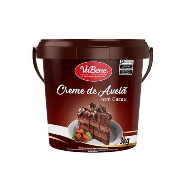 Imagem de Creme De Avela Com Cacau 3kg Vabene