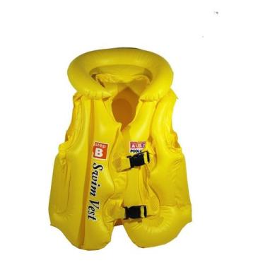 Imagem de Colete Infantil Bebê Boia Inflável Unissex Piscina Praia P - Outras Ma