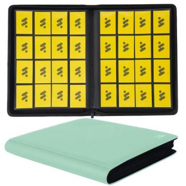 Imagem de Capa para cartas MORABTO 1000+ bolsos impermeável verde-claro
