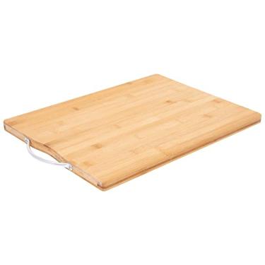 Imagem de Mimo Style Tábua de Corte Gourmet de Bambu Ecokitchen para Carnes, Legumes, Vegetais, Frutas e Queijo - Ecológica, Durável e Resistente, Ideal para Festa, Churrasco e Confraternização