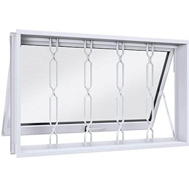 Imagem de Janela Máximo-ar com grade mosaico 60X60X12 - Ullian/Lucasa Facilità 4124.0