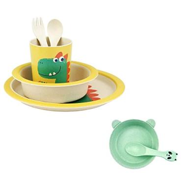 Imagem de Conjunto Infantil Refeição Dino - 6 Itens