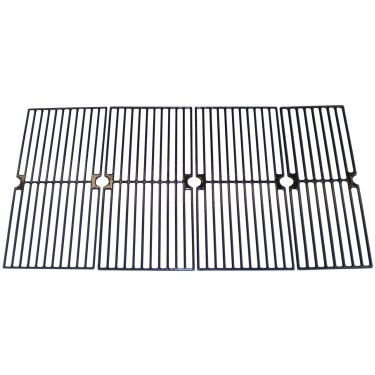 Imagem de Music City Metals 69594 Conjunto de substituição de grade de cozinha de ferro fundido brilhante para grelha a gás modelo Brinkmann 810-9590-S