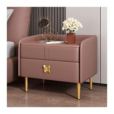 Imagem de jinyi2016SHOP Mesas laterais para cama, fazenda, mesa-de-cabeceira, gaveta, organizador de armário de madeira, prateleira para quarto, prateleira de cama, bandeja para senhoras, homens, suporte de lenços, mesas de cabeceira para quarto (cor: D)