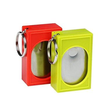 Imagem de Winod Box Training Clicker 2 peças/pacote em vermelho e verde limão