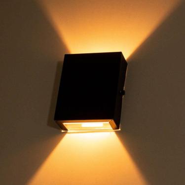 Imagem de 3x Arandela Slim 2 Focos Preta + LED G9 5W Branco Quente St1597