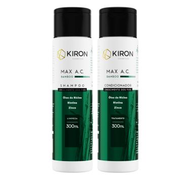 Imagem de Kit Shampoo e Condicionador Bamboo Max A.C. Crescimento Dos Fios Kiron 300ml 