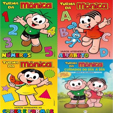 kit com 10 Livros Colorir Turma da Mônica - Cuidados do dia a dia-Ciranda  Cultural