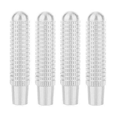 Imagem de Para maçaneta de fechadura de porta de carro 1975 para Senyar botão de fechadura de porta de carro, 4 peças liga de alumínio botão de fechadura de porta interior do carro