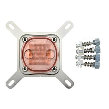 Imagem de BXQINLENX Professional Special CPU Bloco de resfriamento de água para Intel Water Cool System computador transparente (transparente)