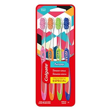 Imagem de Escova de Dente Colgate Twister 4 unid Preço Especial