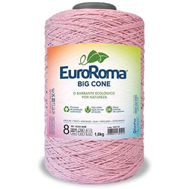 Imagem de Barbante Big Cone Colorido nº8c/ 1,8kg EuroRoma - Cor 510 Rosa Bebê
